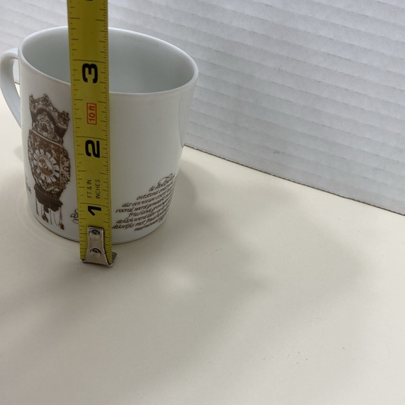 Mitterteich Porzellan Demitasse Replacement Cup Antique Clock Pattern #1 Bavaria - Picture 8 of 9